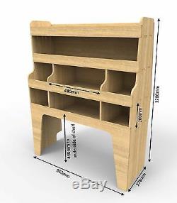 Transit Custom Van Racks Racking Shelving Both Sides Cnc 12mm Wrk41.53.55