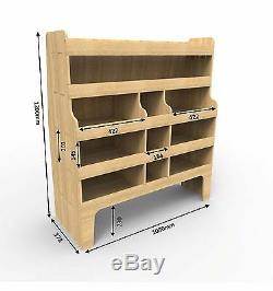 Transit Custom Van Racks Racking Shelving Both Sides Cnc 12mm Wrk41.53.55