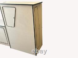 Transit Custom Vito Camper van Kitchen Unit pod Lightweight PLy 2 WB Fridge
