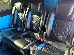 Transit custom kombi crew van full bodykit, leather removable seats