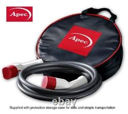 Type 2 Charging Cable 5M 32 A 7.4kW 7 Pin EV PHEV With Bag Quality New