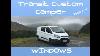 Vanlog 07 Camper Conversion Ford Transit Custom Windows How To