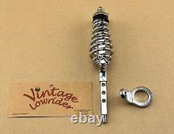 Vintage Lowrider Custom Made Adjustable Twisted Slammer Set All Chrome