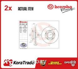 X2 Pcs Rear Left Right Brake Disc Set 08c24120 Brembo I