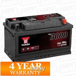 Yuasa Car Battery Calcium Black Case 12V 720CCA 80Ah T1 For Audi A6 C6 2.0 TDi